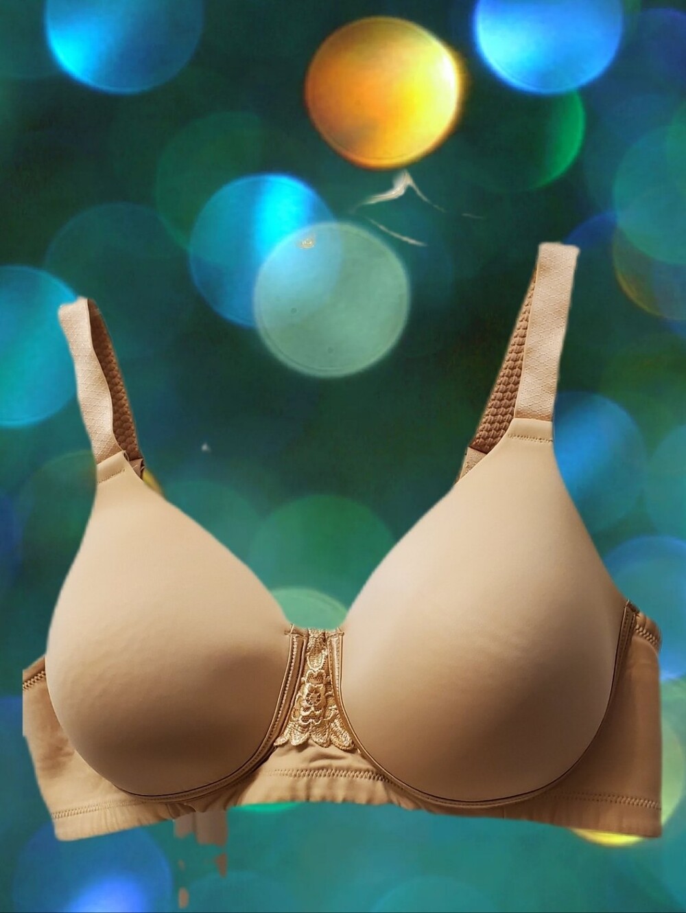 Vanity Fair "Beauty Back" EUC T-shirt bra beige 40B
